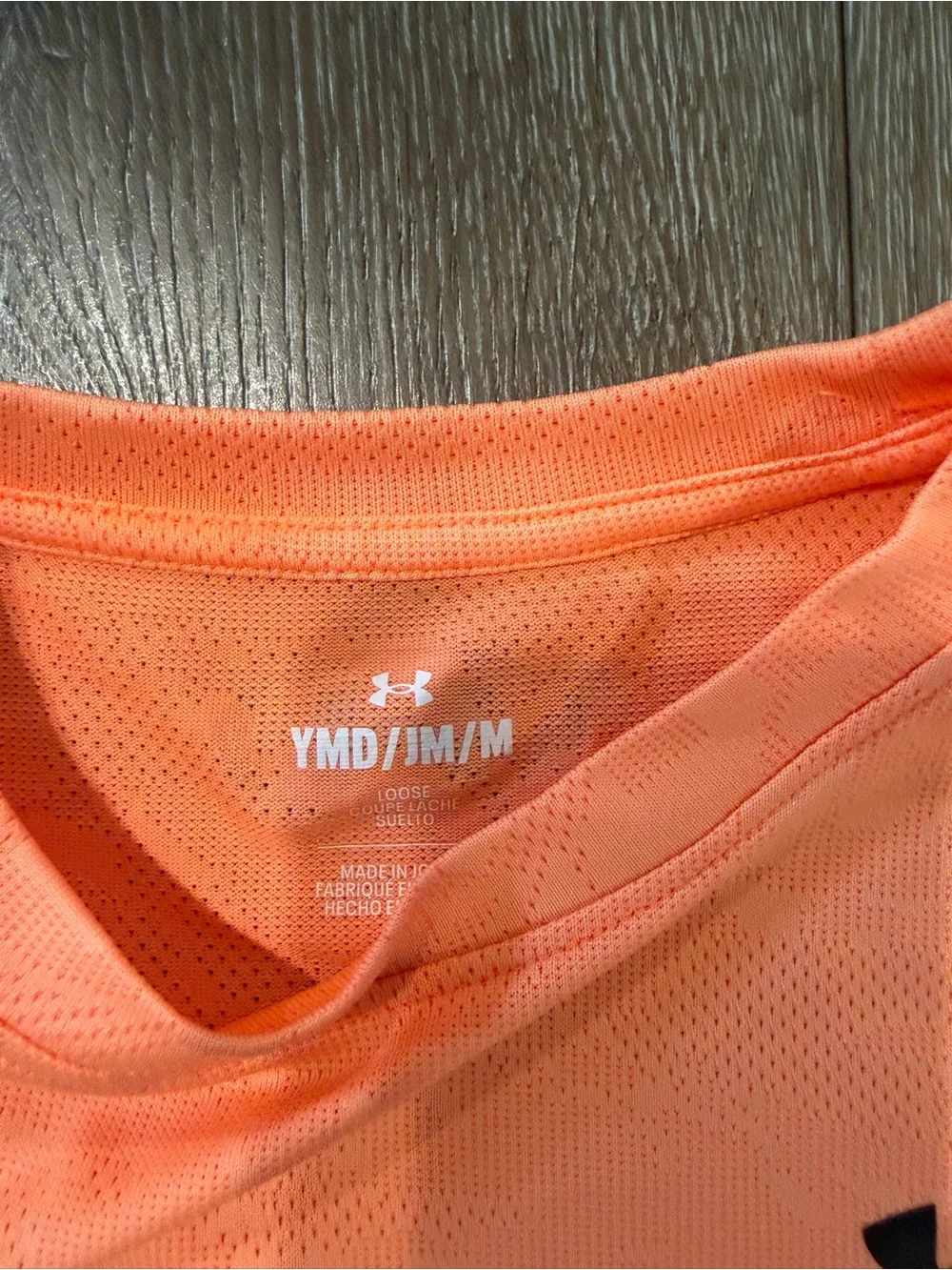 Under Armour Kids Short Sleeve Tees - Orange & Royal Blue Camo